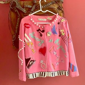 Stunning hand crafter embroidered Sweater